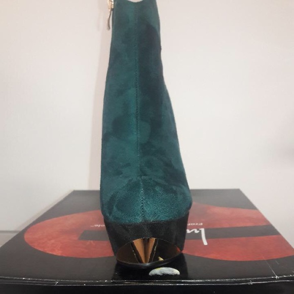 Suede Platform Bootie - Picture 2 of 3